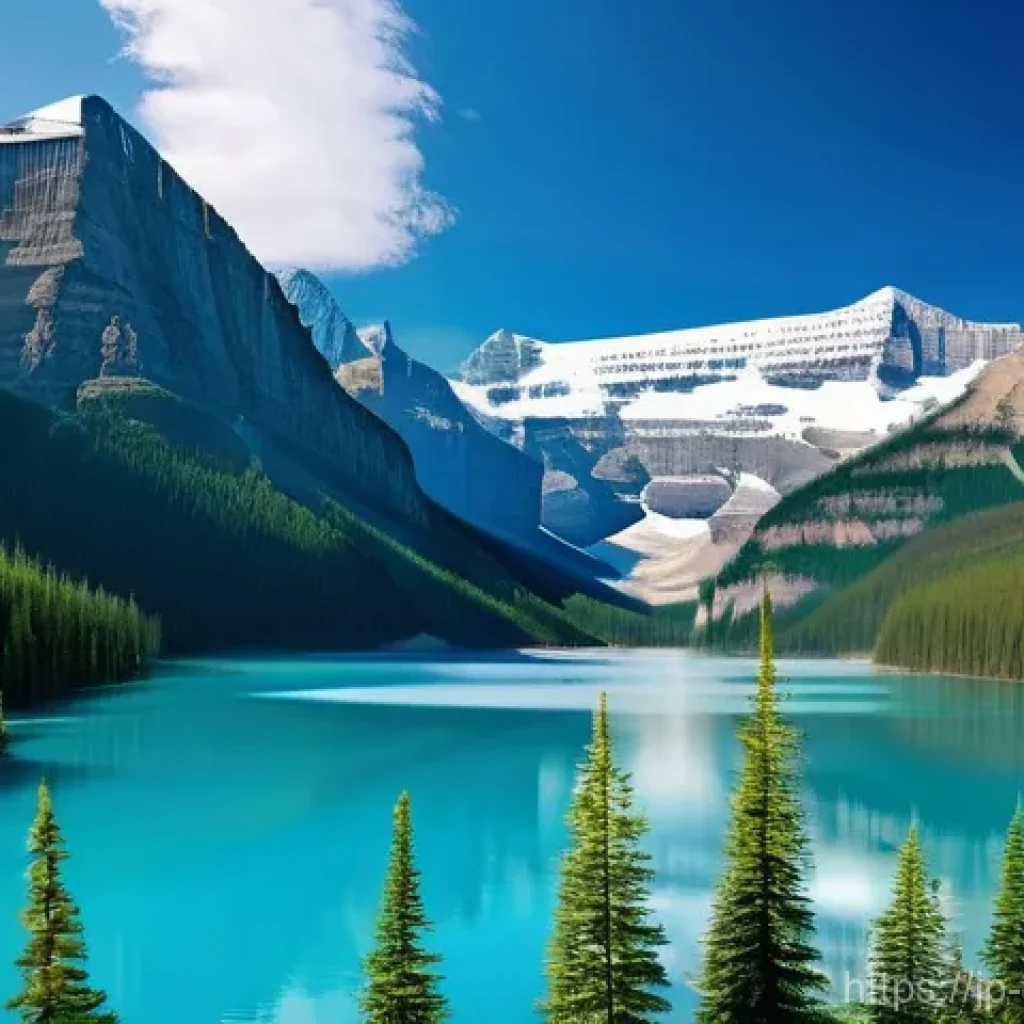 캐나다 자연 공원과 국립공원 - **Prompt 1: Majestic Canadian Rockies Panorama with Iconic Lakes**
"A breathtaking wide-angle pa...